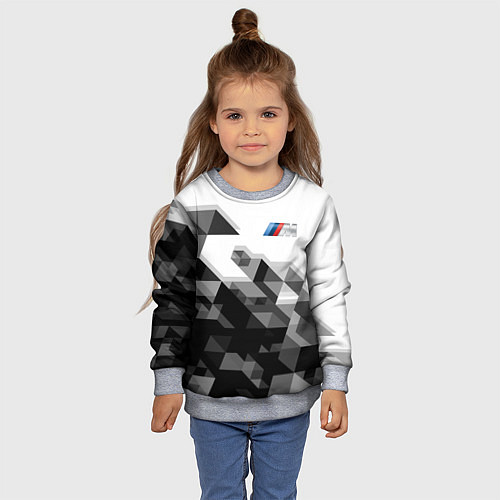 Детский свитшот BMW / 3D-Меланж – фото 4