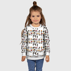 Свитшот детский Моя Геройская Академия, цвет: 3D-белый — фото 2