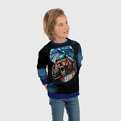 Свитшот детский Никто кроме нас, цвет: 3D-синий — фото 2