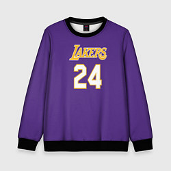 Свитшот детский Los Angeles Lakers Kobe Brya, цвет: 3D-черный