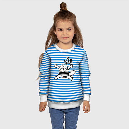 Детский свитшот За ВДВ / 3D-Белый – фото 4