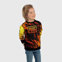 Свитшот детский PUBG, цвет: 3D-черный — фото 2