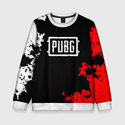 Свитшот детский PUBG, цвет: 3D-белый