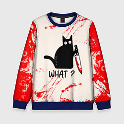 Детский свитшот What cat