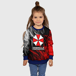 Свитшот детский UMBRELLA CORP, цвет: 3D-синий — фото 2