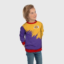 Свитшот детский LA LAKERS, цвет: 3D-красный — фото 2