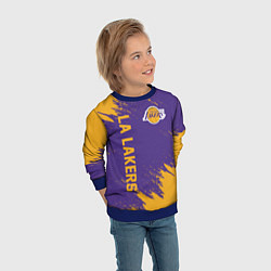 Свитшот детский LA LAKERS, цвет: 3D-синий — фото 2