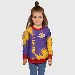 Свитшот детский LA LAKERS, цвет: 3D-красный — фото 2