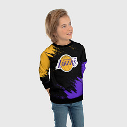 Свитшот детский LA LAKERS, цвет: 3D-черный — фото 2