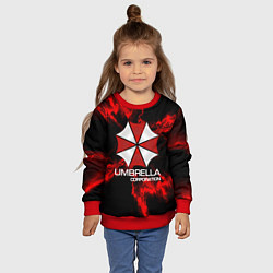 Свитшот детский UMBRELLA CORP, цвет: 3D-красный — фото 2