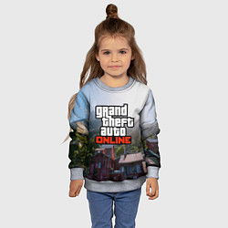 Свитшот детский GTA Online, цвет: 3D-меланж — фото 2