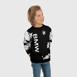 Свитшот детский BMW, цвет: 3D-черный — фото 2