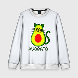 Свитшот детский AVOGATO, цвет: 3D-белый