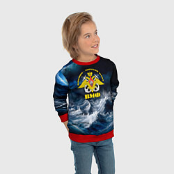 Свитшот детский Военно-морской флот, цвет: 3D-красный — фото 2