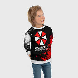 Свитшот детский UMBRELLA CORPORATION, цвет: 3D-белый — фото 2