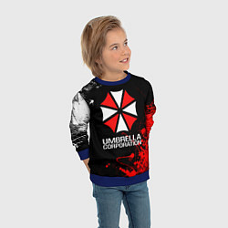 Свитшот детский UMBRELLA CORPORATION, цвет: 3D-синий — фото 2