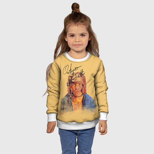 Детский свитшот Arturo Gatti / 3D-Белый – фото 4