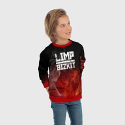 Свитшот детский LIMP BIZKIT, цвет: 3D-красный — фото 2