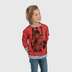 Свитшот детский Ali, цвет: 3D-меланж — фото 2