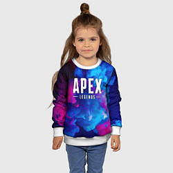 Свитшот детский APEX LEGENDS, цвет: 3D-белый — фото 2
