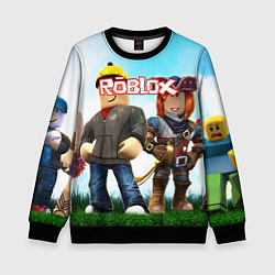 Свитшот детский ROBLOX, цвет: 3D-черный