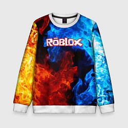 Свитшот детский ROBLOX, цвет: 3D-белый