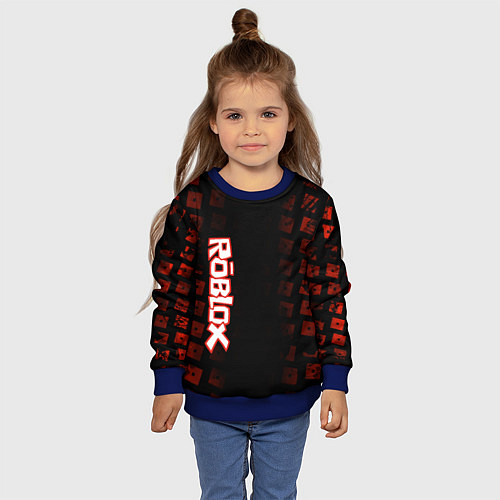 Детский свитшот Roblox / 3D-Синий – фото 4