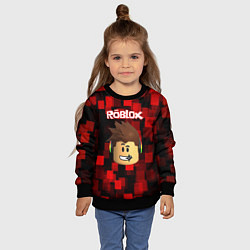 Свитшот детский ROBLOX, цвет: 3D-черный — фото 2