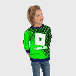 Свитшот детский Roblox, цвет: 3D-синий — фото 2