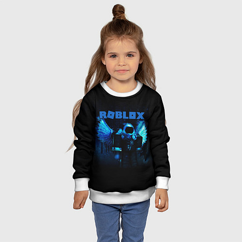 Детский свитшот ROBLOX / 3D-Белый – фото 4