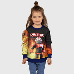 Свитшот детский ROBLOX, цвет: 3D-синий — фото 2