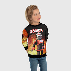 Свитшот детский ROBLOX, цвет: 3D-черный — фото 2