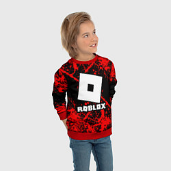Свитшот детский Roblox, цвет: 3D-красный — фото 2