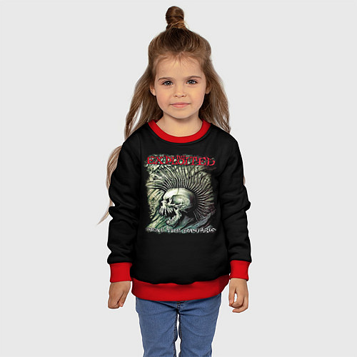 Детский свитшот The Exploited / 3D-Красный – фото 4