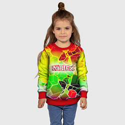 Свитшот детский Роблокс, цвет: 3D-красный — фото 2