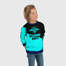 Свитшот детский Внутренние Войска, цвет: 3D-синий — фото 2