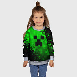 Свитшот детский MINECRAFT, цвет: 3D-меланж — фото 2