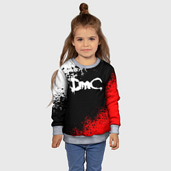 Свитшот детский DEVIL MAY CRY DMC, цвет: 3D-меланж — фото 2