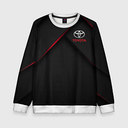 Свитшот детский TOYOTA, цвет: 3D-белый