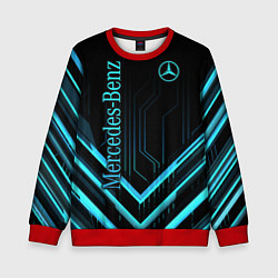 Свитшот детский Mercedes-Benz, цвет: 3D-красный