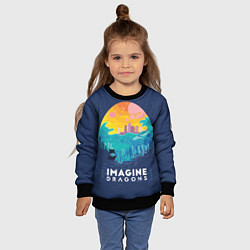 Свитшот детский Imagine Dragons, цвет: 3D-черный — фото 2