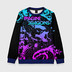 Свитшот детский Imagine Dragons, цвет: 3D-синий