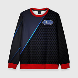 Свитшот детский SUBARU, цвет: 3D-красный