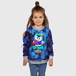 Свитшот детский BRAWL STARS MRP, цвет: 3D-меланж — фото 2