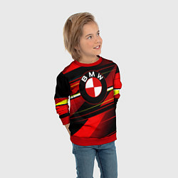 Свитшот детский BMW, цвет: 3D-красный — фото 2
