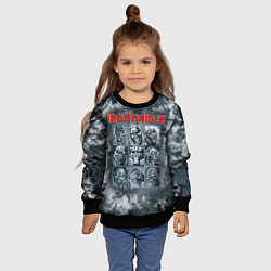 Свитшот детский Iron Maiden, цвет: 3D-черный — фото 2