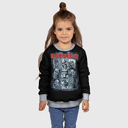 Свитшот детский Iron Maiden, цвет: 3D-меланж — фото 2