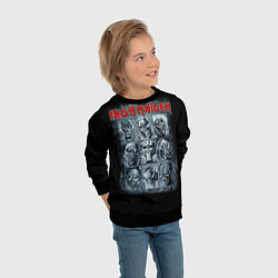 Свитшот детский Iron Maiden, цвет: 3D-черный — фото 2