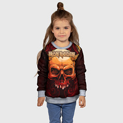 Свитшот детский Iron Maiden, цвет: 3D-меланж — фото 2