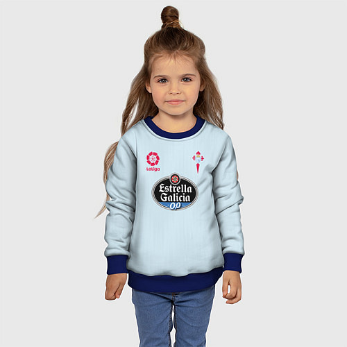 Детский свитшот Смолов Сельта Домашняя 2020 / 3D-Синий – фото 4